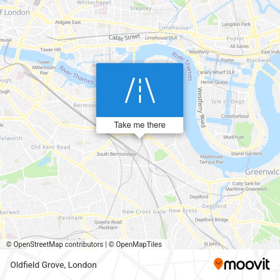 Oldfield Grove map