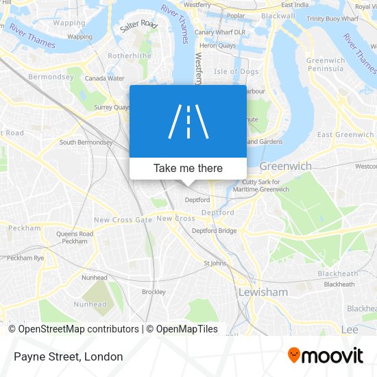 Payne Street map