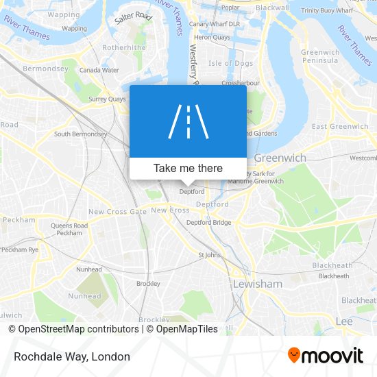 Rochdale Way map
