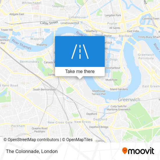The Colonnade map
