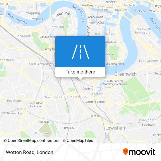 Wotton Road map