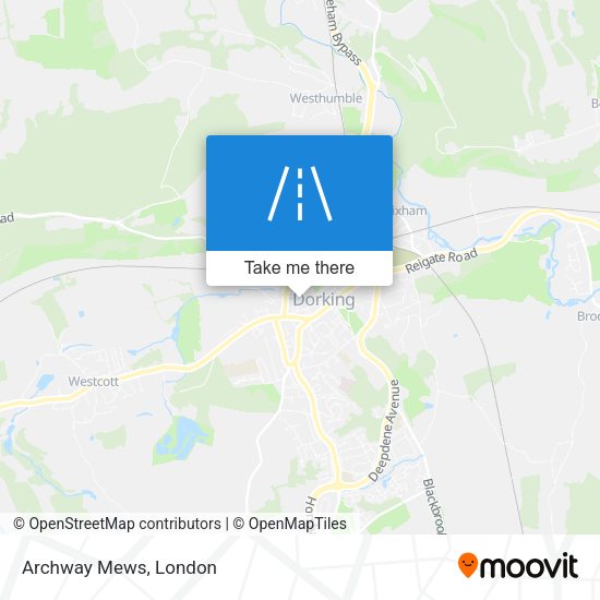 Archway Mews map