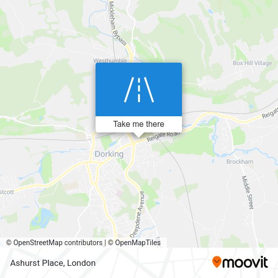 Ashurst Place map