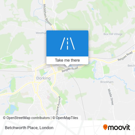 Betchworth Place map