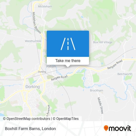 Boxhill Farm Barns map