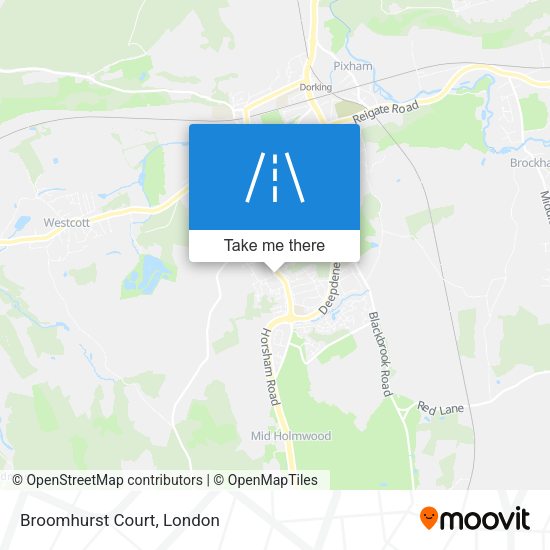 Broomhurst Court map