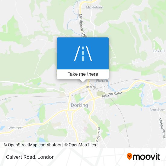 Calvert Road map
