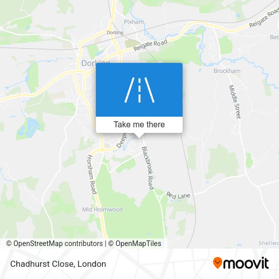Chadhurst Close map