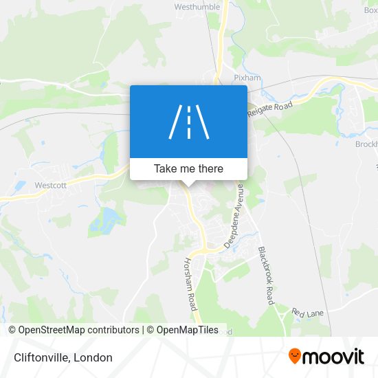 Cliftonville map