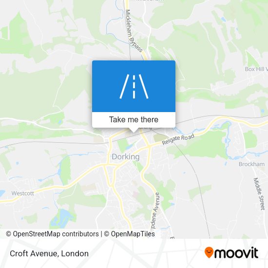 Croft Avenue map