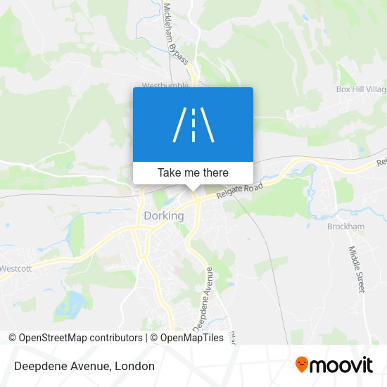 Deepdene Avenue map