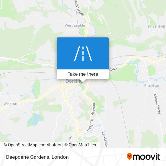 Deepdene Gardens map