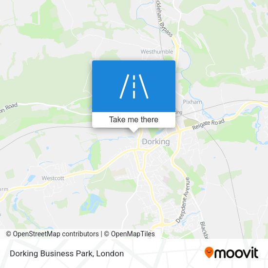 Dorking Business Park map