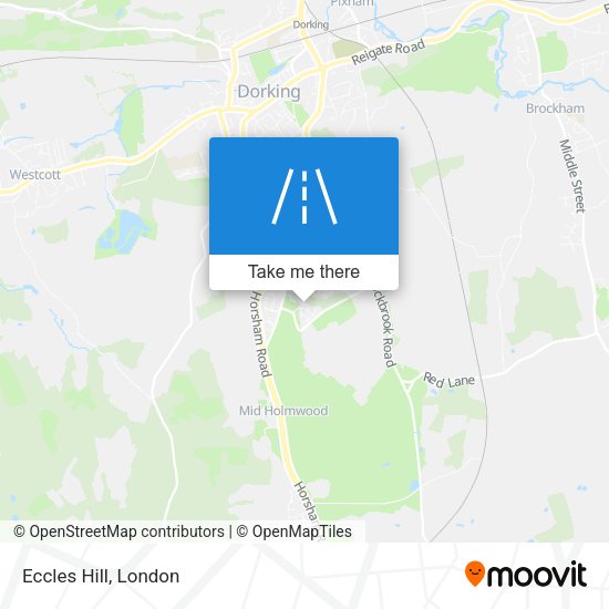 Eccles Hill map