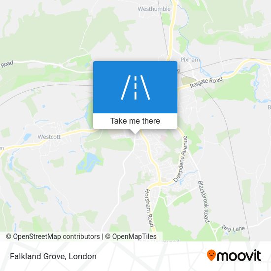 Falkland Grove map