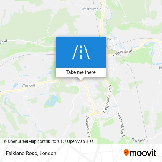 Falkland Road map