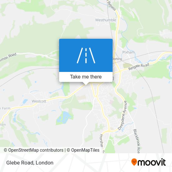 Glebe Road map