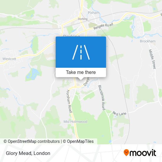 Glory Mead map