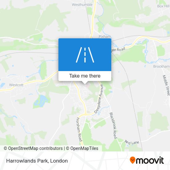 Harrowlands Park map
