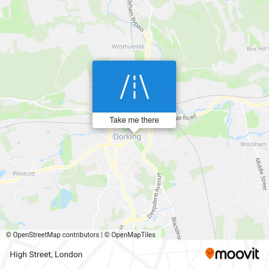 High Street map