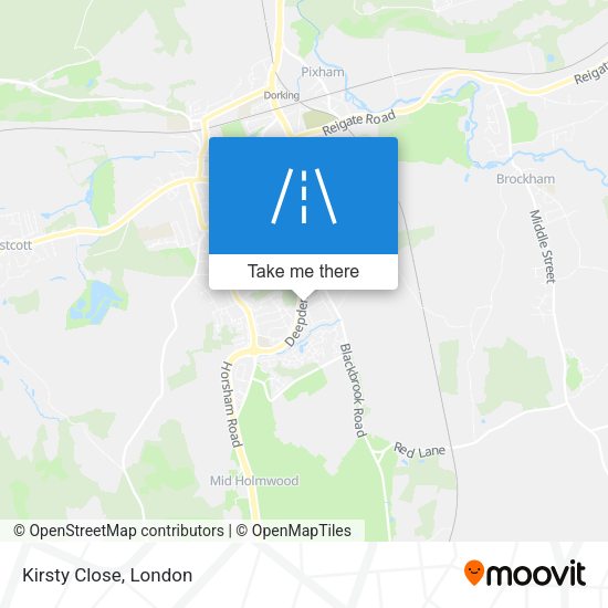 Kirsty Close map