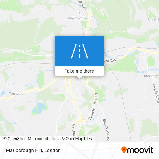 Marlborough Hill map