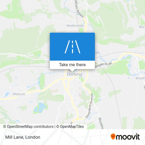 Mill Lane map