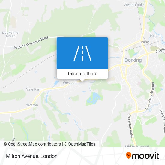 Milton Avenue map