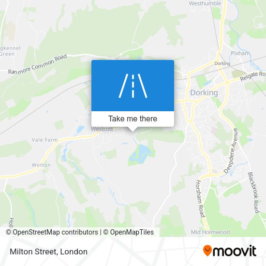 Milton Street map