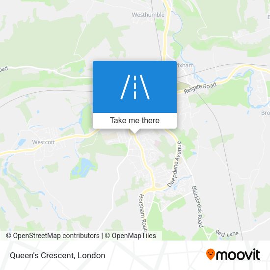 Queen's Crescent map