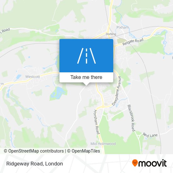 Ridgeway Road map