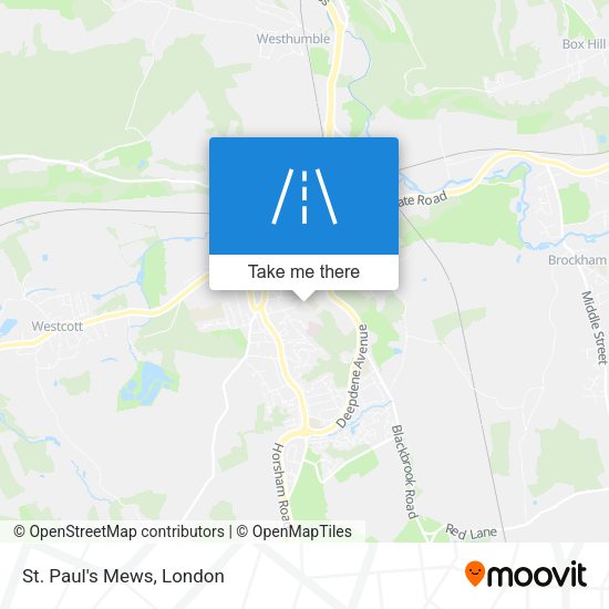 St. Paul's Mews map