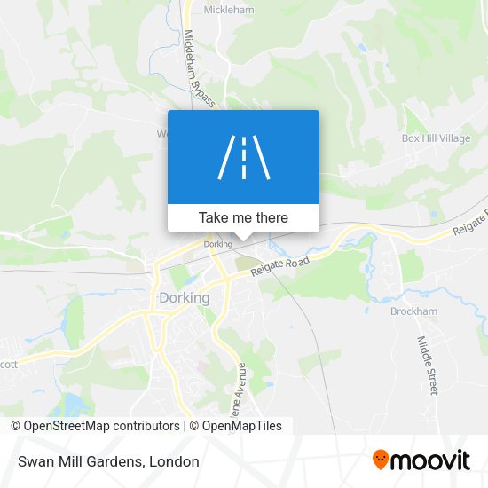 Swan Mill Gardens map
