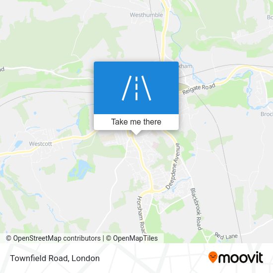 Townfield Road map