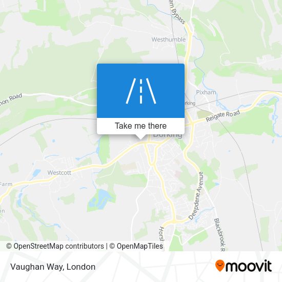 Vaughan Way map