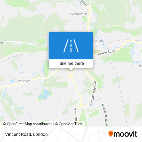 Vincent Road map