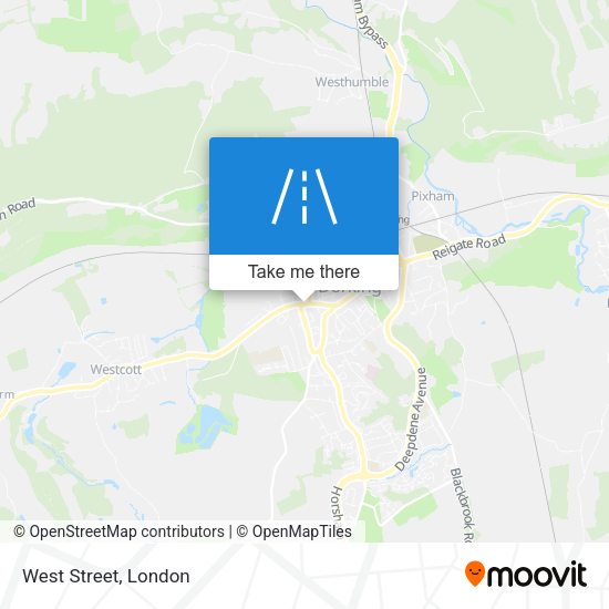 West Street map