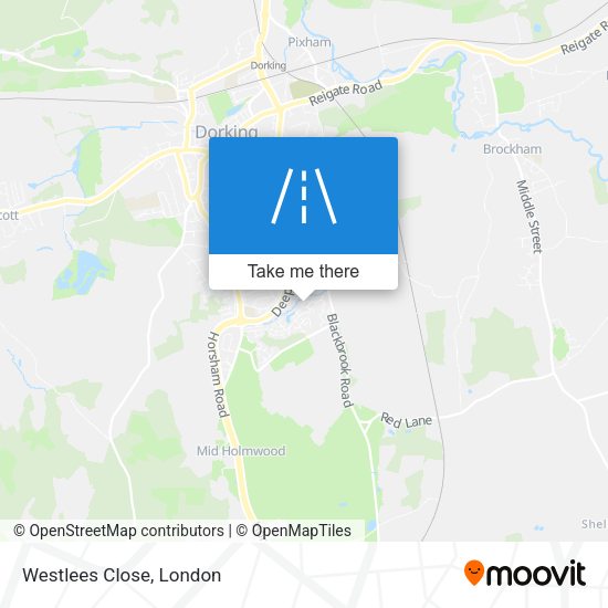 Westlees Close map