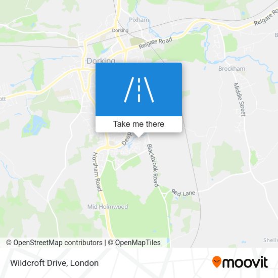 Wildcroft Drive map