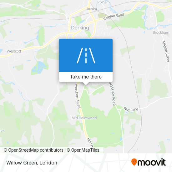 Willow Green map