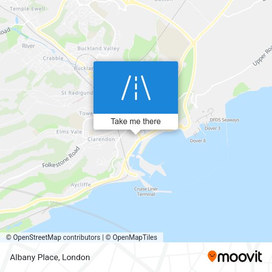 Albany Place map