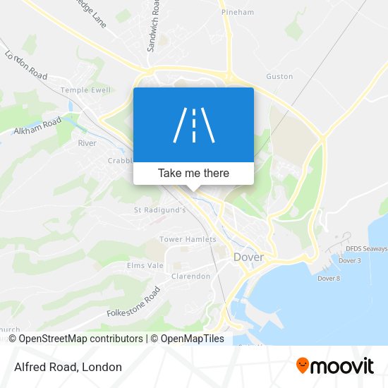 Alfred Road map