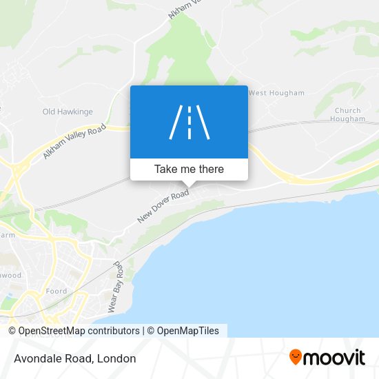 Avondale Road map