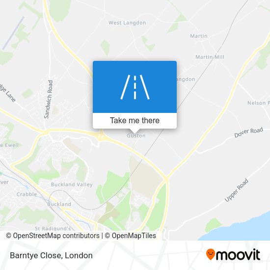 Barntye Close map