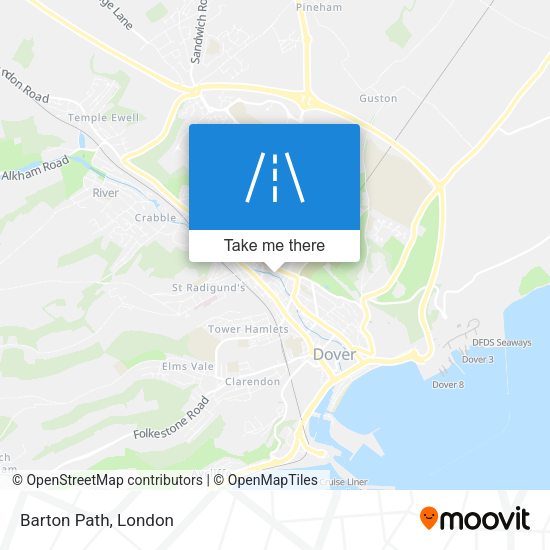 Barton Path map