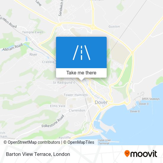 Barton View Terrace map