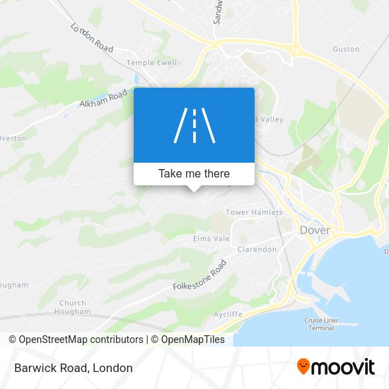 Barwick Road map