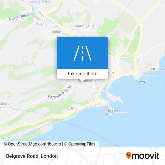 Belgrave Road map
