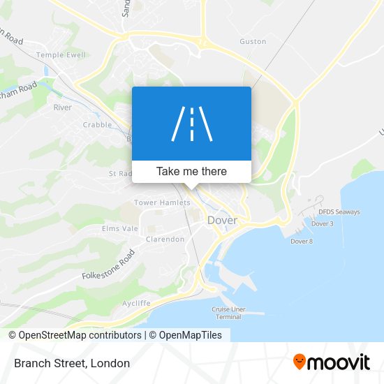 Branch Street map