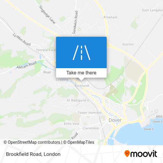 Brookfield Road map